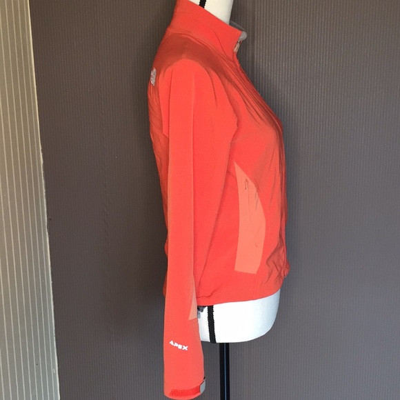 The north face jacket orange/gray jacket size XSMALL - Picture 4 of 11